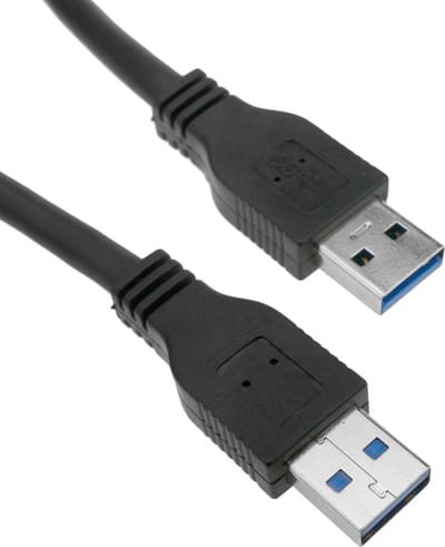BeMatik - 3 m SuperSpeed USB 3.0 AM naar AM-kabel