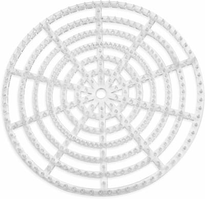 Urinoirscherm - Spatbescherming Plas - Toiletten Schoonhouden - Rond Ontwerp 7 Inch - 10 stuks - Transparant