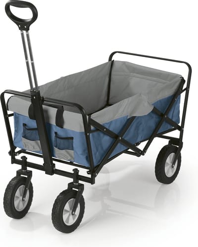 EASYmaxx opvouwbare handkar - blauw/grijs