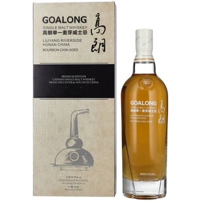 GOALONG Single Malt BOURBON CASK Chinese Whisky 40% Vol. 0,7l in geschenkverpakking