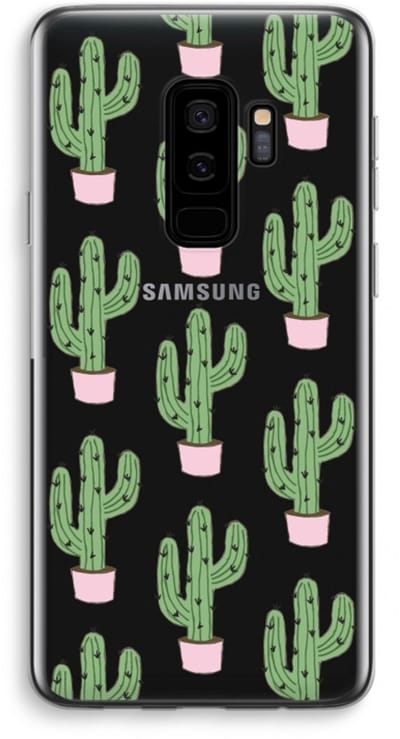 Case Company® - Hoesje geschikt voor Samsung Galaxy S9 Plus hoesje - Cactus Lover - Soft Cover Telefoonhoesje - Bescherming aan alle Kanten en Schermrand