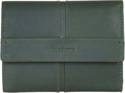 Maître Leren Portemonnee Birkenfeld Ilsebill Purse Lightgreen Donkergroen