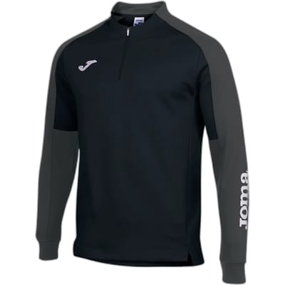 Joma Eco Championship Sweatshirt Met Halve Rits Zwart 4-5 Years Jongen