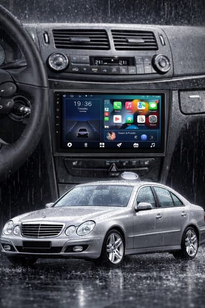 ADIVOX 9 inch T1 geschikt voor MB E klasse W211/CLS W219 Android 15 CarPlay/Auto/Wifi/RDS/DSP