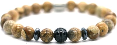 IbizaMen - Heren - armband - Jaspis