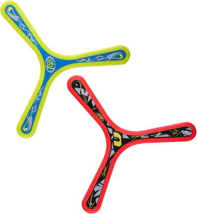 Eddy Toys Boemerang - Frisbee Speelgoed voor Buiten - Boemerang met Bereik 15-20 Meter - Driehoekige Boomerang voor Kinderen - Assorti Kleuren - 1 Willekeurige Kleur
