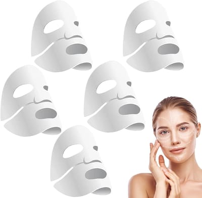 Diepe Hydratatie en Verjonging met 5 Stuks Bio Collageen Masker voor de Gevoelige Huid, Voedend en Herstellend Nachtmasker voor een Stralende Teint