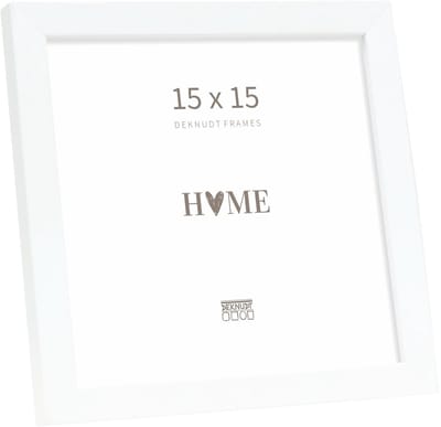 Deknudt Frames fotolijst S243K1 - wit - smal - foto 15x15 cm