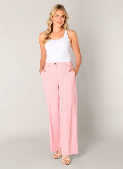 BASE LEVEL Yuna Pants - Soft Pink - maat W38 / L30
