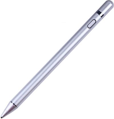 DrPhone Ultima - Actieve Capacitieve Stylus Pen - Digitizer - 1.45mm Koperen Punt - Slaapmodus - 10 uur - Magnetisch Dop - Geschikt voor iPad Pro 11 / 10.5 / iPad Air 10.2 / 9.7 iPad Mini - IOS / Android Samsung Tab - Surface - Zilver