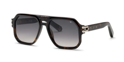 Philipp Plein SPP148M Avana scura lucida 57/18/145 MAN Zonnebrillen