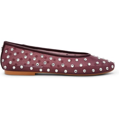 Steve Madden Viv Flat Shoes Dark Cherry Lacq Taglia: 37 | Ballerine Outlet | Donna