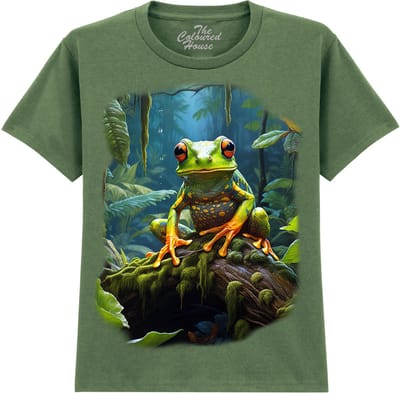 KIDS Kikker Forest Frog The Coloured House KIDS T-shirt XL