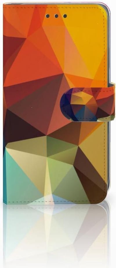 Apple iPhone Xr Book Case Polygon Color