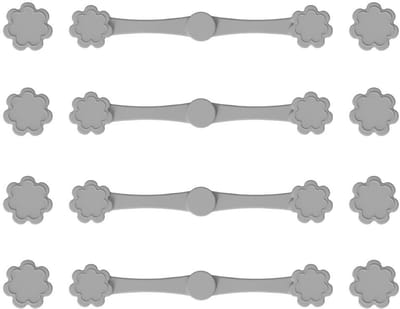 Cosensi- Siliconen Gespen 12 Stuks - Magnetische Clips - Herbruikbaar - Voorkomt Ongelijkmatig Koken - Hittebestendig tot 350 °C - Voor Bakpapier