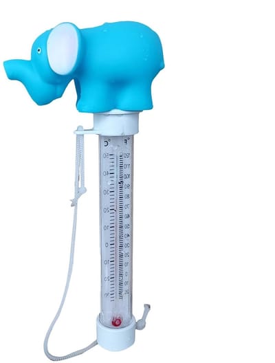 Zwembadthermometer - Water thermometer - Temperatuur meten - Breekbestendig ontwerp - 7 x 10 x 21 cm - Olifant