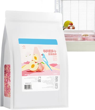 Vogelkooi Bodembedekking - Vogelzand Kooi - Hygiënische Vogelkooi - Geur Neutraliserend - 289 x 22 x 63 cm - Roze