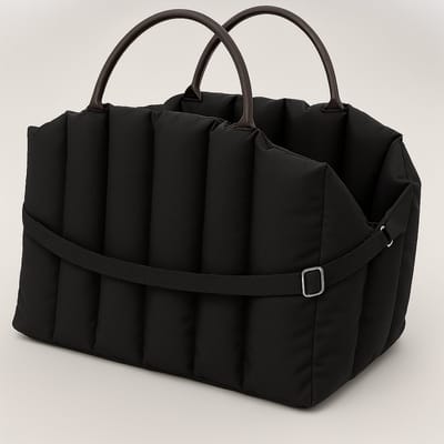 Topmast Hondentas Reistas Brilliant Zwart 45 cm