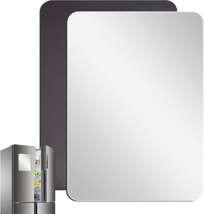 Grote Acryl Spiegels met Magnetische Sluiting, Schokbestendige Rectangulaire Spiegels voor Kantoor, School en Gym, Ideaal voor Koelkasten