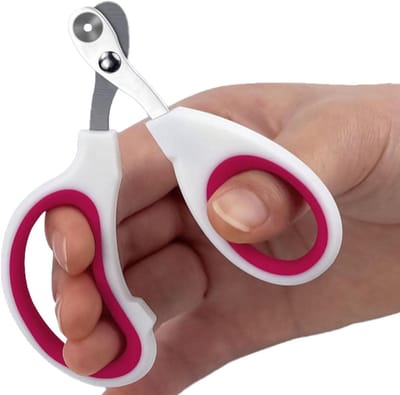 Honden en Katten Nagelverzorging Knipper - Roze - Nageltang van RVS - Nagelknipper Hond - Nagelschaar Kat - Geschikt voor Hond, Kat, Vogel, Konijn, Hamster en Cavia - Knaagdier - Veilig, Makkelijk en Stressvrij Nagels Knippen