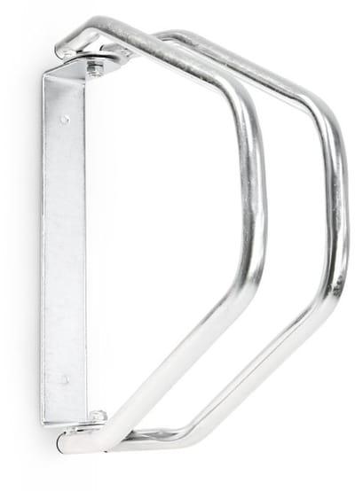 Doodadeals® - Muurbeugel Fiets – Fietsrek Muur – Fietsenstalling voor in de Tuin – Verzinkt – 180° Draaibaar - Zilver