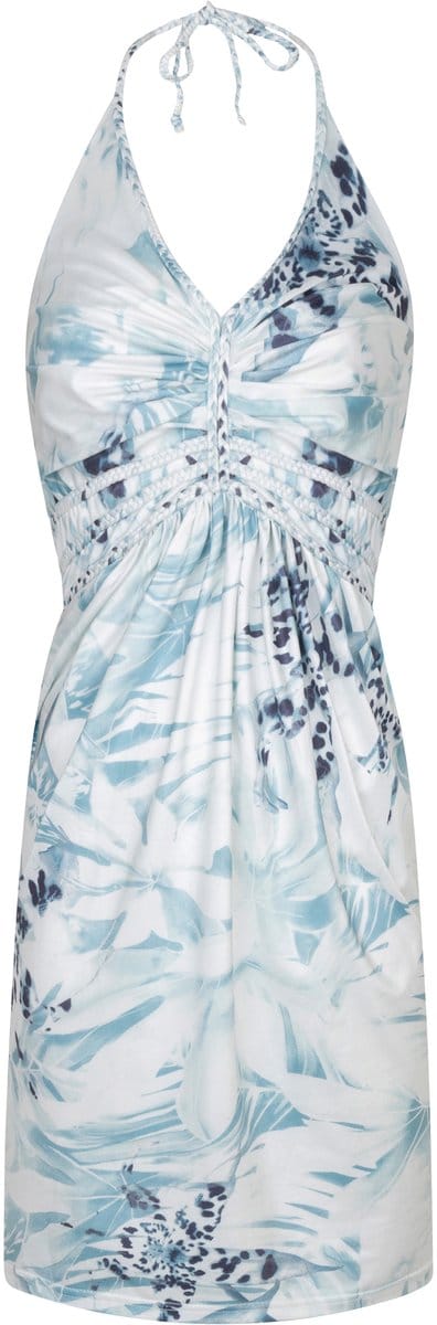 Chic by Lirette - Korte halter jurk Contadora - Sage blue - S