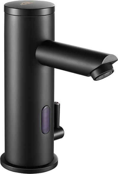 Lonheo Max Wastafelkraan - Automatische infrarood Badkamerkraan - IR Sensor - Non-Contact Kraan - Koud en Warm - Badkamer Kraan - Zwarte