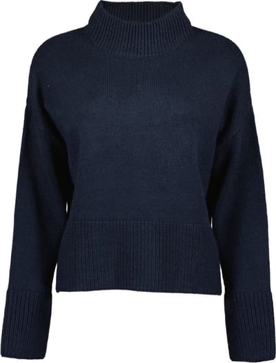 Blue Seven dames - Trui 247978 navy opstaande kraag -44
