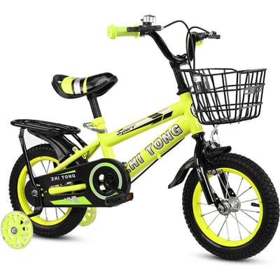 12/14/16 pouces enfants vélo garçons filles enfant en bas âge vélo hauteur réglable enfant vélo avec 16in jaune