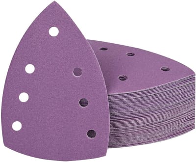 Dailygoods- Schuurpapier Set 21 Stuks - Schuurpapier 100 x 150 mm - Korrel 120/180/240 - Keramisch Aluminiumoxide - 7 Gaten - Hoogwaardige Schuurbestendigheid - Schuurbladen