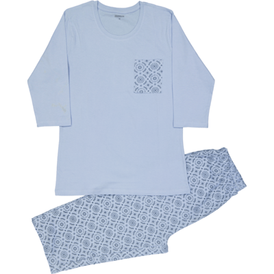 Zeeman Pyjama - Blauw Blauw S