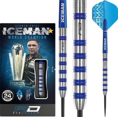 Red Dragon Gerwyn Price Iceman Challenger 80% - Dartpijlen