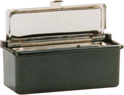 Carpoint Auto-asbak met Deksel 9x5cm - Zwart/chroom