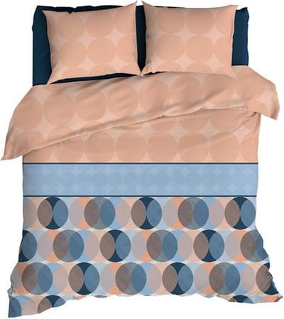 Romanette Briancon Dekbedovertrek - Tweepersoons - 200x200/220 cm - Cinnamon