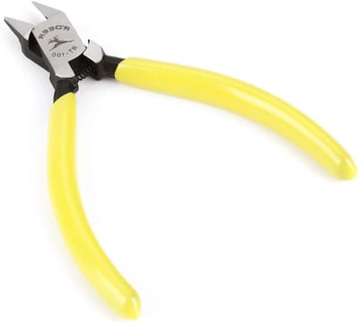 Precisie Knip- en Schaarset voor Elektronica, Sieradenmaken en DIY - 100mm Diagonaal Zijkniptang voor Nauwkeurig Snijden en Repareren