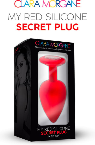Clara Morgane - My Red Silicone Secret Plug Medium