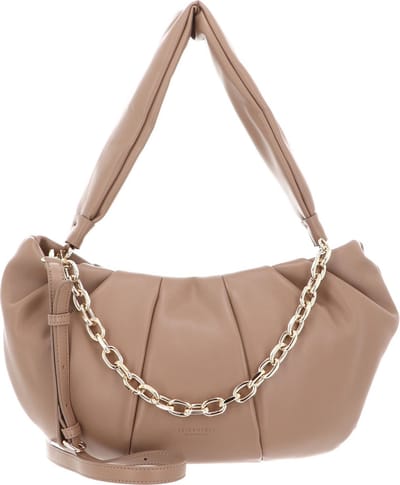 SEIDENFELT MANUFAKTUR Schoudertas Stranda Shoulder Bag Powder Taupe / Gold