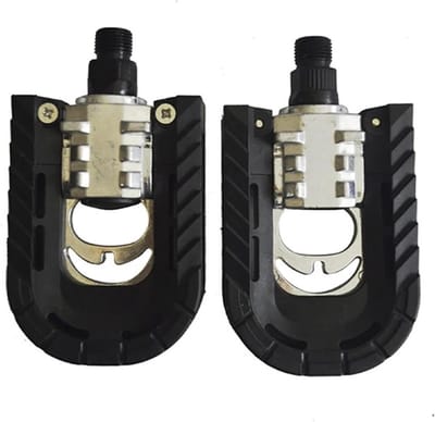 Fiets Pedaal Set - Vouwpedalen Fiets - Fietsen Verbeteren - Verbeterde Grip - 12.3 x 6.8 cm - Zwart