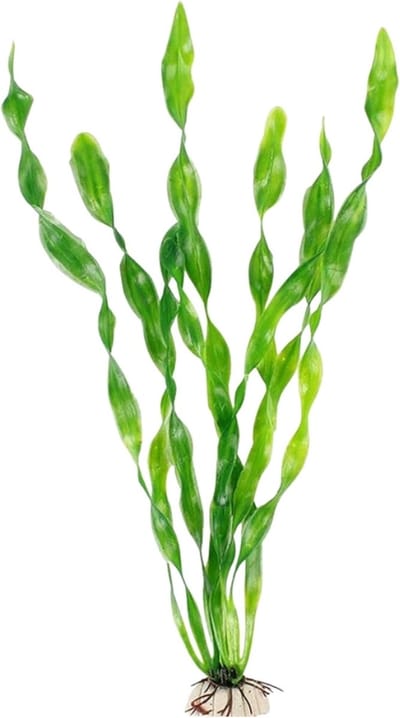 Winkrs - Aquarium plant - Kunstplant Vallisneria - Waterplant groen met lange bladeren - 30cm