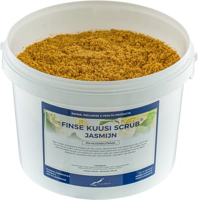 Kuusi Scrub Jasmijn 1 liter - Hydraterende Lichaamsscrub