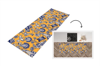 Keukenloper - Loper keuken - Jungle - Design - Vogel - Kolibrie - 150x50 cm - Keukenloper vinyl