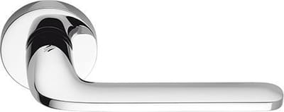 Deurkruk Roboquattro - Colombo Design - Chroom glanzend - rond rozet - set