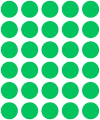 Ronde etiketten - GROEN - 150 stuks - MULTIPLAZA - stickers - 2cm - 20mm - markeren - ordenen - archiveren - universeel - knutselen - hobby - kantoor