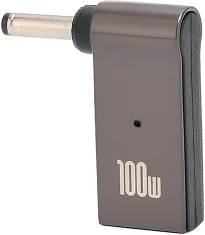 Allecto - PD 100W USB C Adapter - Snel Opladen - Draagbaar Aluminium - Laptop Adapter - Type C Vrouw Naar Man - Geschikt Voor DC 3.5x1.35mm