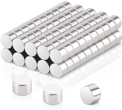 Dailygoods- Neodymium Magneten 100 Stuks - Sterk - Mini Magneten 3 x 2 mm - Koelkastmagneten - Knutselmaterialen - Duurzaam