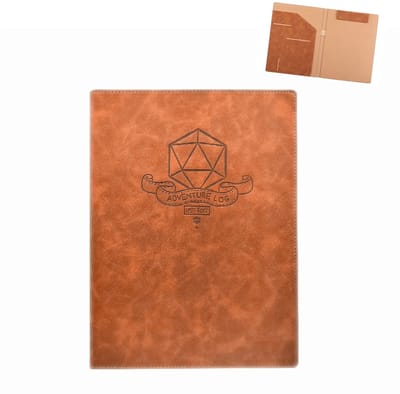 Lapi Toys - Schrijfmap - Conferentiemap - Klemmap - Dnd - 33 x 26 cm - Bruin