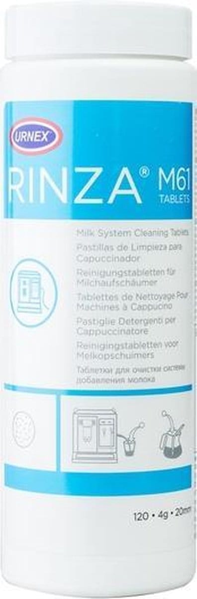 Urnex Rinza Tablets - Milk frother cleaning tablets - 120 tablets