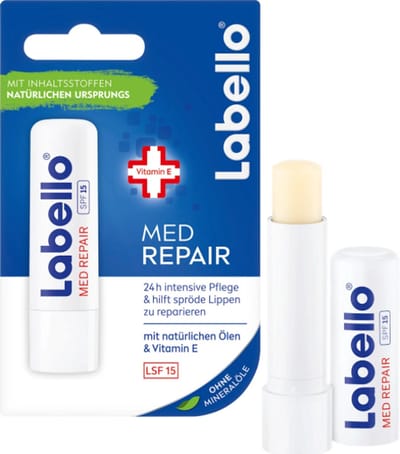 Labello - Med Repair - 24H Verzorging - SPF - 15 - Lippenbalsem - Lippen - Natuurlijke Olien