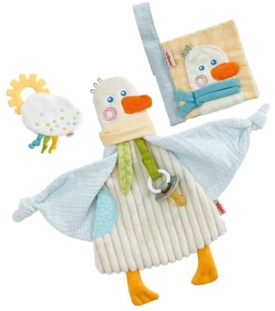 Haba baby speelset gans 3-in-1 - baby speelgoed set.