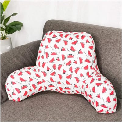 Draagbaar Leeskussen - Boekkussen Sofa Kussen - Comfortabel Lezen Zitten - Met Afneembare Armsteunen - 58x40x25 cm - Stijl 27
